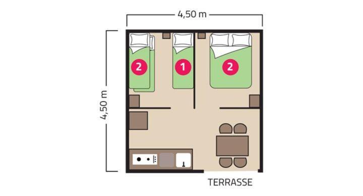 Camping Capfun La Breteche Les Épesses 객실 사진